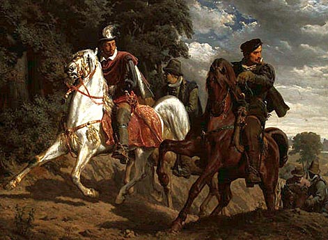 Побег короля Хенрика Валезы (Генриха Валуа) из Польши