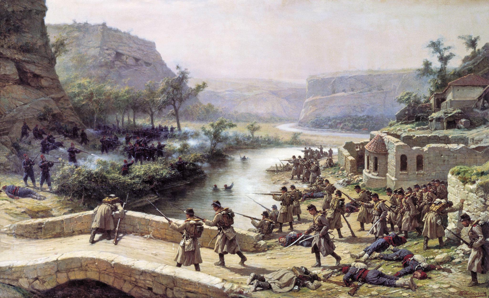 Бой у Иваново-Чифлик 12 октября 1877 года.