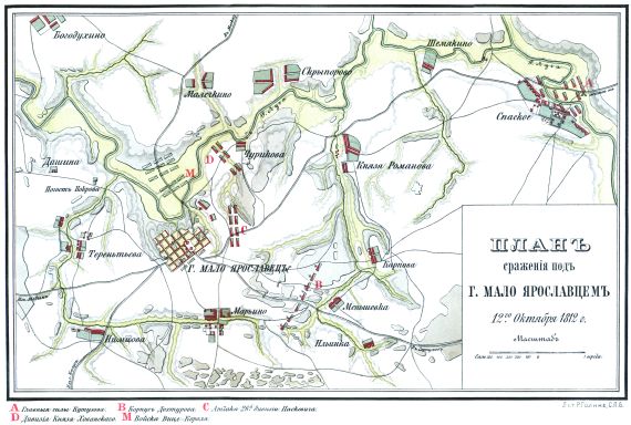 Сражение под городом Мало-Ярославец 12 октября 1812 года