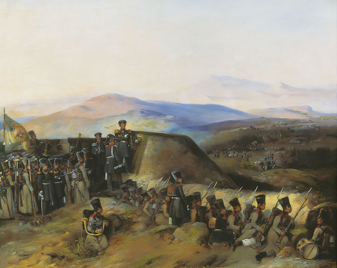 Боевой эпизод из русско-турецкой войны 1828–1829 годов.