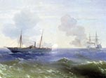 Бой парохода «Веста» с турецким броненосцем «Фехти-Буленд» в Чёрном море 11 июля 1877 года.