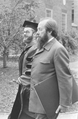 Солженицын в Гарварде. 8 июня 1978 год.