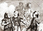 Ибрагим-паша (слева), Мухаммед Али-паша (в центре), Сулейман-паша (справа)