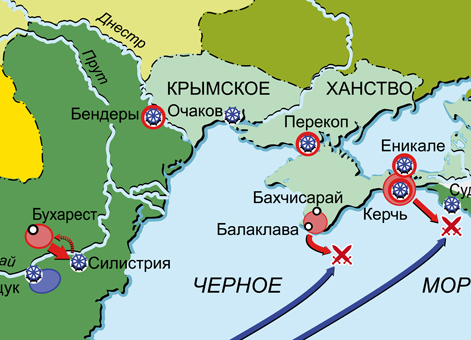 Русско-турецкая война 1768–1774 гг. Кампания 1773 г. Действия 1-й и 2-й русских армий, действия на Черном море