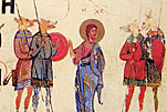 Иисус Христос среди песьеглавцев. Киевская Псалтирь. 1397