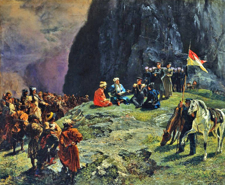 Свидание генерала Клюки фон Клюгенау с Шамилем в 1837 г