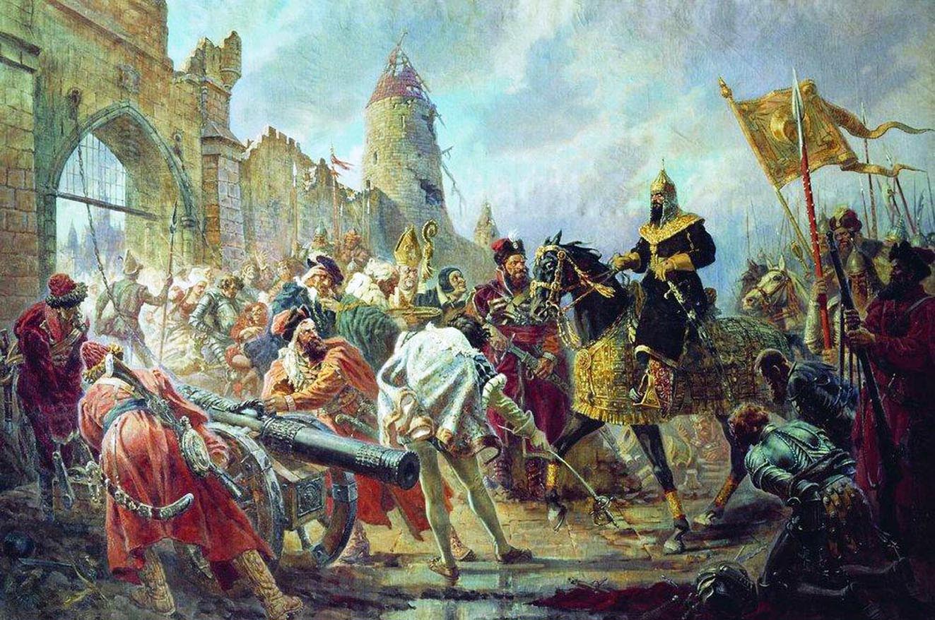 Взятие Иваном Грозным ливонской крепости Кокенгаузен в 1577 году