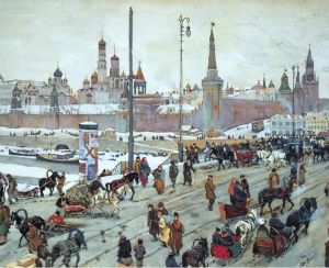 Юон К.Ф. Москворецкий мост. Старая Москва. 1911