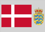 Флаг и герб Королевства Дания