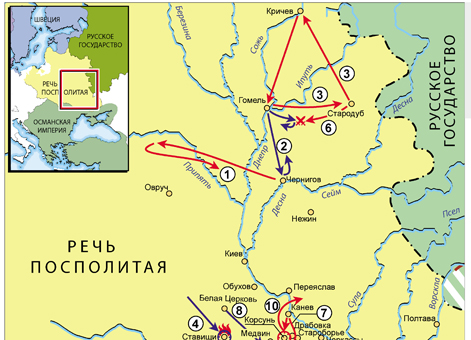 Русско-польская война 1654–1667 гг. Зимняя кампания 1664–1665 гг. на Украине