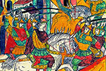 Бой гарнизона крепости Осетр [Зарайск] воеводы Назара Глебова с татарскими войсками крымского хана Сахиб-Гирея