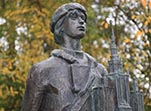 Памятник М. В. Ломоносову в Марбурге