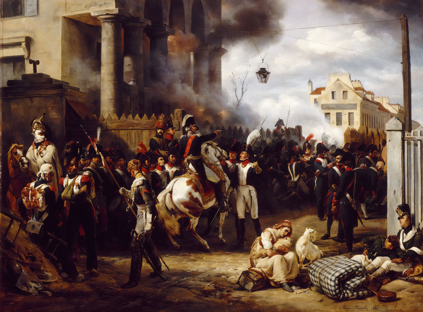 Оборона заставы Клиши в Париже в 1814 г.