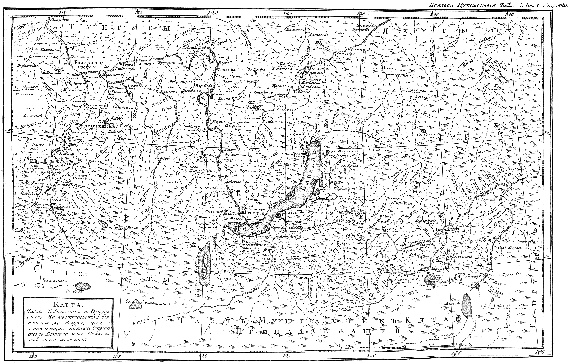 Карта части Тобольского и Иркутского Наместничества от Енисея до Амура, представляющая наипаче Страны около Байкала и на Полдень от оного лежащие.