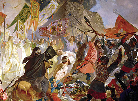 «Осада Пскова королём Стефаном Баторием в 1581 году»