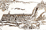 Вид крепости Чигирин (XVII в.)