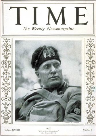  Benito Mussolini, July 20, 1936