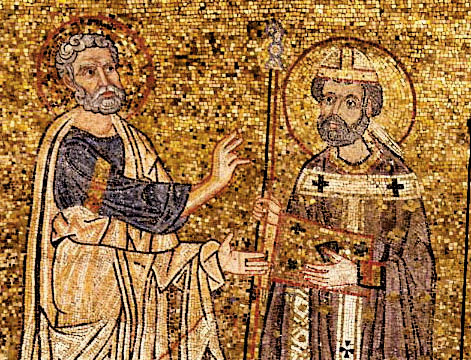 Апостол Петр рукополагает Св. Марка во епископы