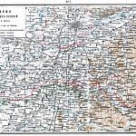 Схема японских позиций на реке Шахэ