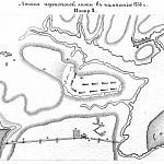 Полевые и временные укрепления. Изобр.2. Атака перекопской линии в кампанию 1736 года