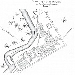 Пограничные линии. План крепости Верхо-Яицкой на Оренбургской линии