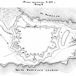 Фридрихсгам. План крепости в 1762 году