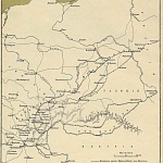 Карта части театра войны 1805 года