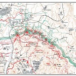 Положение линии обороны Восточного фронта крепости 6 декабря 1904 года