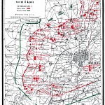 Расположение и передвижение частей II Армии 24 февраля 1905 года