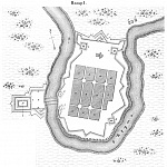 Полевые и временные укрепления. Изобр.1. Форт Святого Иоанна, построенный в кампанию 1739 года