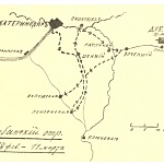 Передвижение Кубанского отряда 28 февраля - 11 марта 1918 года 