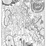 Карта России, составленная  по чертежу царевича Федора Борисовича Годунова немецким географом Герардом и изданная последним в 1614 году