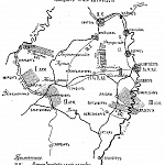 Высадка с железных дорог и развертывание немецких армий к 1 августа 1870 года