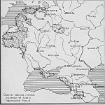 Сборная таблица листов двухверстной карты Европейской России.
