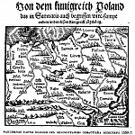 Польша из "Космографии" Себастиана Мюнстера, 1550 год