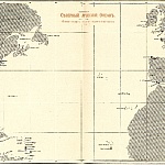 Северный Атлантический океан (Темные квадраты обозначают главные стратегические пункты 1778 г.).