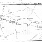 Карта действий от Бородина до Москвы.