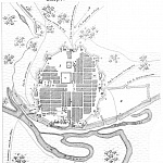Пограничные линии. План города и крепости Оренбурга в 1759 году