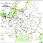 Карта походов Лейб-гвардии Преображенского полка в царствование Императора Петра Великого