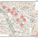 Исходное положение 1 армии для атаки, по докладу Генерал-Квартирмейстера 1армии 31 августа 1905 года
