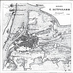 План города Астрахани 1876 года
