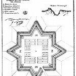Осенняя осада крепости Браилова 1809 год. Штерн-шанц для 900 человек, построенный при осаде крепости