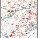 Положение линии обороны Западного фронта крепости 23 ноября 1904 года