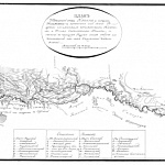 Течение реки Кубани и Острова Тамани с обозначением всей Линии Редутов, занимаемых черноморскими Казаками и тремя батальонами пехоты