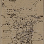 Карта действий с 23 по 28 Мая 1807 года.