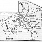 Район Дененской операции в кампанию 1712 года