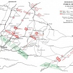 Переход в наступление 1 армии с двумя корпусами 3 армии, по докладу Генерала-Квартирмейстера 1армии 9 июня 1905 года