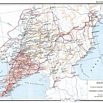 Отчетная карта топографических работ, произведенных на театре войны до открытия военных действий
