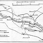 Путь отступления Наполеоновских войск и движение русских от Березины