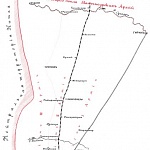 Районы армий и общего тыла их при расположении на Сыпингайских позициях